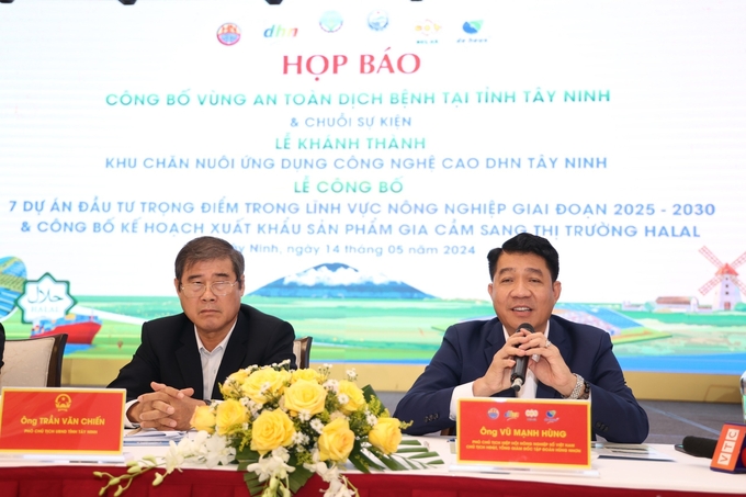 Ông Vũ Mạnh Hùng - Phó Chủ tịch Hiệp hội Nông nghiệp số Việt Nam, Chủ tịch HĐQT Tập đoàn Hùng Nhơn: 'Chuỗi sự kiện tại Tây Ninh ngày 19/5 tới đây có tầm quan trọng và quy mô quốc tế lớn nhất từ trước đến nay trong lĩnh vực nông nghiệp tại Tây Ninh và khu vực Đông Nam Bộ'.