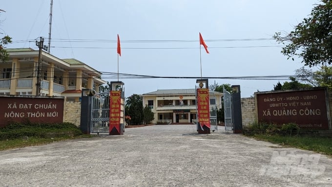 Xã Quảng Công, huyện Quảng Điền đã đạt chuẩn nông thôn mới từ năm 2017 nhưng lao động trẻ vẫn không mặn mà ở lại quê hương. Ảnh: Công Điền.