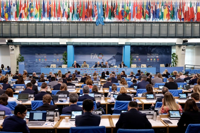 FAO Director-General QU Dongyu addresses opening of the ERC.