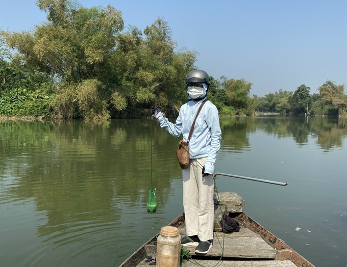 Chất lượng nước tại các vị trí trên hệ thống thủy lợi Tả Trạch đảm bảo cho sản xuất. Ảnh: PV.