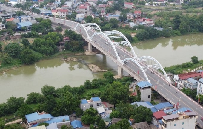 Tỉnh Thái Nguyên là địa phương có diện tích chiếm phần lớn trong lưu vực sông Cầu. Ảnh: Phạm Hiếu.