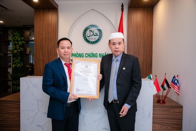 CPV Food Binh Phuoc Company is also one of the few businesses in the livestock industry to achieve Halal certification. Photo: Le Binh.