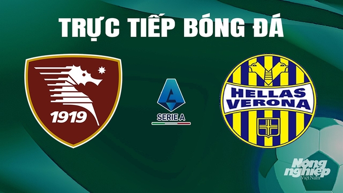 Trực tiếp bóng đá Serie A 2023/24 giữa Salernitana vs Hellas Verona hôm nay 20/5/2024