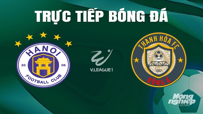 Trực tiếp bóng đá V-League 2023/24 giữa Hà Nội vs Thanh Hóa hôm nay 21/5/2024