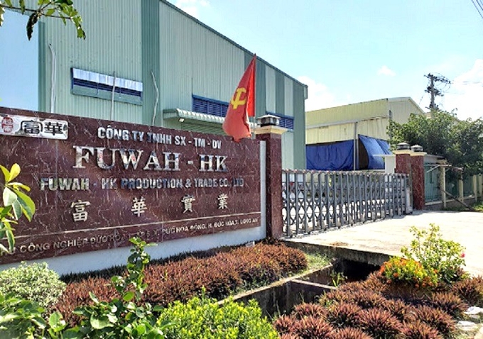 Công ty TNHH Sản xuất-Thương mại-Dịch vụ FUWAH-HK đã vi phạm việc chấp hành pháp luật về an toàn thực phẩm tại cơ sở sản xuất, kinh doanh thực phẩm bảo vệ sức khỏe. Ảnh: MH.