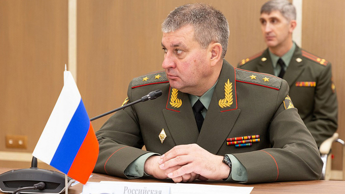 Phó Tổng tham mưu trưởng quân đội Nga, Trung tướng Vadim Shamarin. Ảnh: Bộ Quốc phòng Nga.