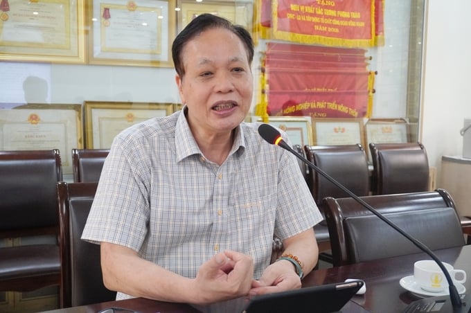 NAFIQPM Director Nguyen Nhu Tiep: 'Vietnam's agricultural export turnover has reached over 53 billion USD; however, this figure is relatively low compared to the country's potential advantages.' Photo: Hong Tham.