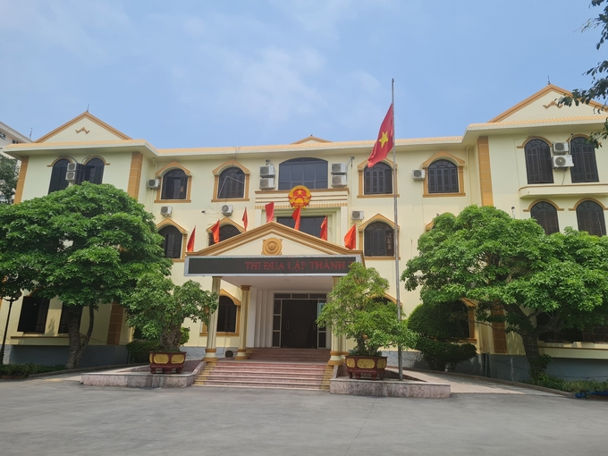 Trụ sở UBND thị xã Cửa Lò, tỉnh Nghệ An. Ảnh: VK.