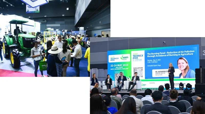 This information was presented during a session on air pollution and agricultural by-product burning at the Agritechnica Asia & Horti Asia 2024 exhibition in Thailand. 