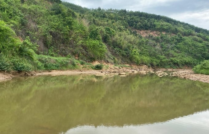 Khu vực sông Đăk Pxi nơi học sinh đuối nước, tử vong. Ảnh: CTV.