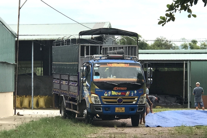 Nhà kho của HTX Nông nghiệp Phước Hưng (huyện Tuy phước, Bình Định). Ảnh: V.Đ.T.