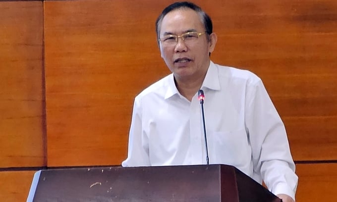 Deputy Minister Phung Duc Tien: Fisheries planning needs to be associated with the interests and responsibilities of the community. Photo: Bao Thang.