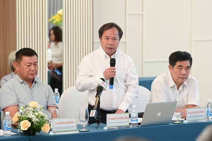GS.TS Nguyễn Hồng Sơn: 'Hợp tác công tư là động lực rất lớn cho nhà khoa học để tạo ra những sản phẩm đột phá'. Ảnh: Tùng Đinh.