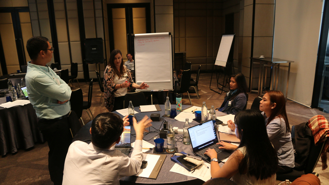 Workshop within the framework of the USAID-funded project on Methane Accelerator in Southeast Asia (MASEA). Photo: IRRI.