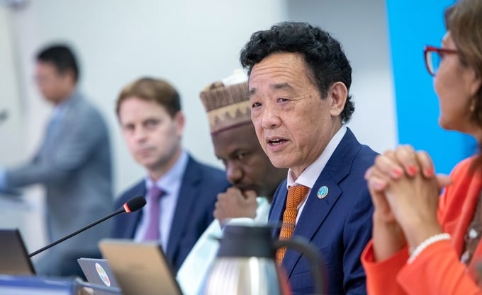 FAO Director-General QU Dongyu during the 12th Session of the Plenary Assembly.