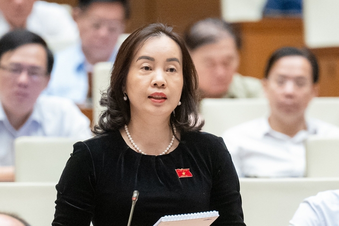 Delegate Nguyen Thi Kim Anh (Bac Ninh). Photo: National Assembly.