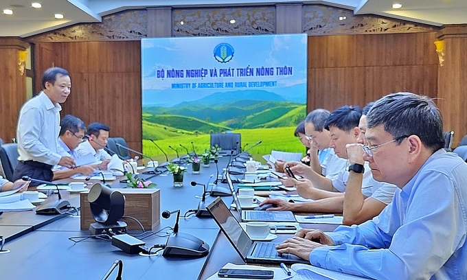 Đoàn công tác UBND tỉnh Quảng Bình làm việc với Bộ NN-PTNT sáng 6/6.
