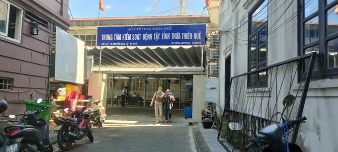 Trung tâm Kiểm soát bệnh tật tỉnh Thừa Thiên - Huế. Ảnh: CĐ.