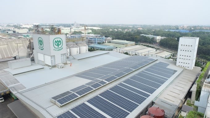 The solar energy system is installed on the roof of a CPV's factory.