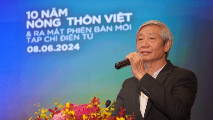 Ông Nguyễn Đức Quang - Tổng biên tập Tạp chí Nông thôn Việt - chia sẻ về 10 năm tạo dựng và dẫn dắt tập thể Nông thôn Việt.