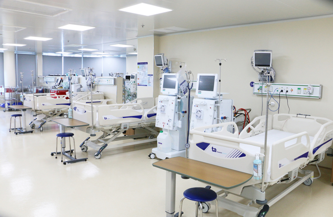 Hệ thống ICU của Bệnh viện Đa khoa Tâm Anh ở TP.HCM. Ảnh: BVTA.