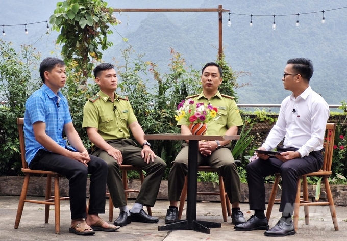 Tọa đàm 'Cuộc chiến với giặc lửa giữ rừng' do Báo Nông nghiệp Việt Nam tổ chức thực hiện tại Hà Giang.