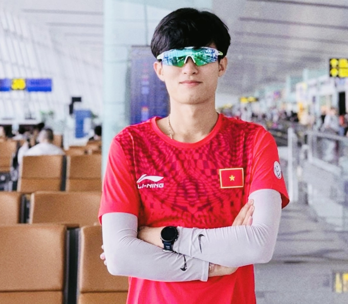 Nguyễn Trung Cường đặt mục tiêu vô địch ở giải Quảng Trị Marathon 2024. Ảnh: TR.CƯỜNG.