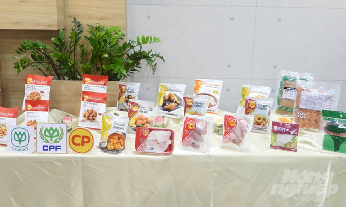 Các sản phẩm chăn nuôi được CPV Food Bình Phước chế biến sẵn, phục vụ thị trường trong và ngoài nước. Ảnh: Trần Trung.