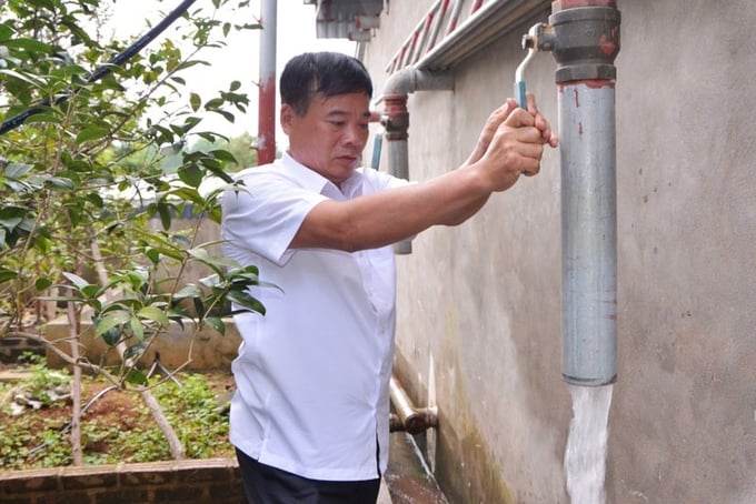 Huyện Đại Từ, tỉnh Thái Nguyên xây dựng nhiều công trình cấp nước sinh hoạt tập trung ở những vùng có nhiều người dân tộc thiểu số sinh sống. Ảnh: Phạm Hiếu.