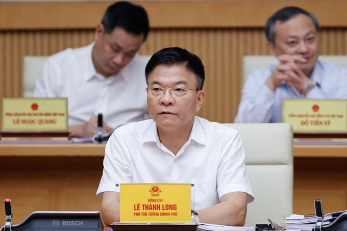 Phó Thủ tướng Chính phủ Lê Thành Long. Ảnh: Cổng TTĐT Bộ Tư pháp.