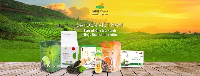 Sản phẩm trà xanh của Công ty Satoen đa dạng về cả mẫu mã, chất lượng. 