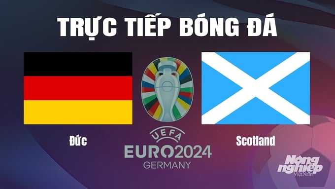 Trực tiếp bóng đá vòng bảng Euro 2024 giữa Đức vs Scotland ngày 15/6/2024