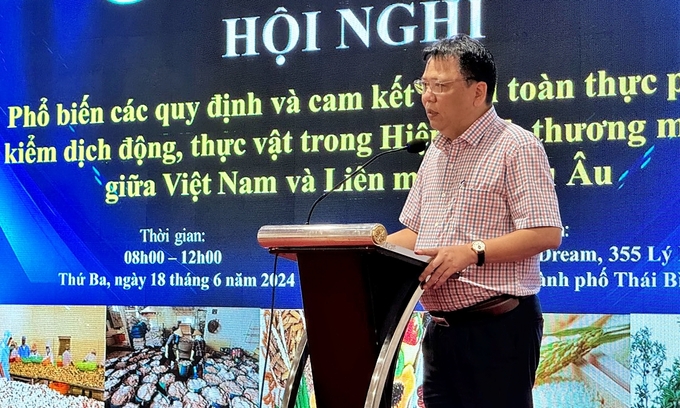 Mr. Ngo Xuan Nam: Cay cake is a delicious specialty but can be exported to the EU if it meets standards such as standardizing raw material sources and monitoring residues...