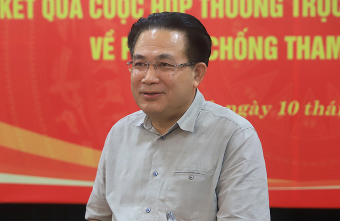 Phó Ban Nội chính Trung ương Nguyễn Văn Yên.