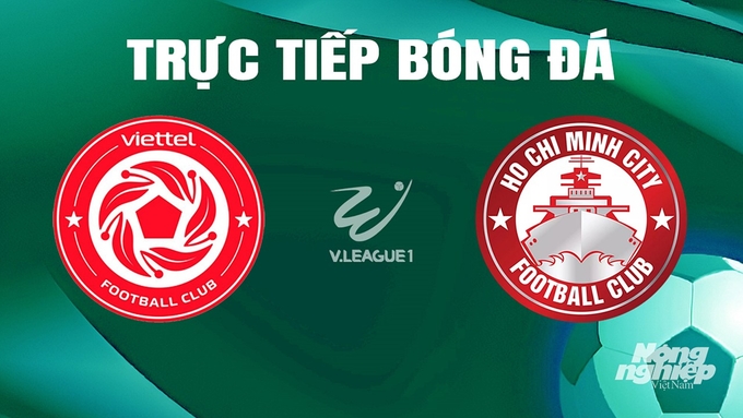 Trực tiếp bóng đá V-League 2023/24 giữa Viettel vs TP.HCM hôm nay 19/6/2024