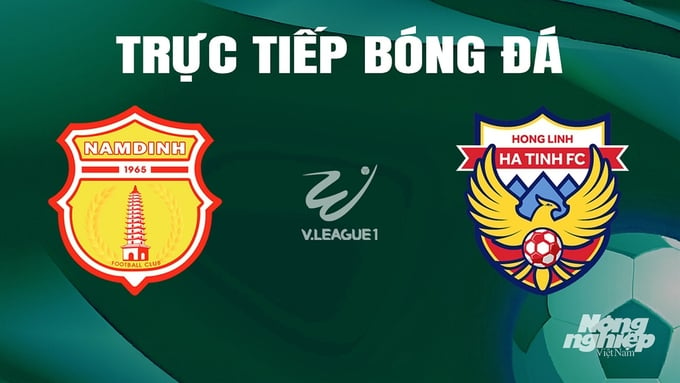 Trực tiếp bóng đá V-League 2023/24 giữa Nam Định vs Hà Tĩnh hôm nay 20/6/2024