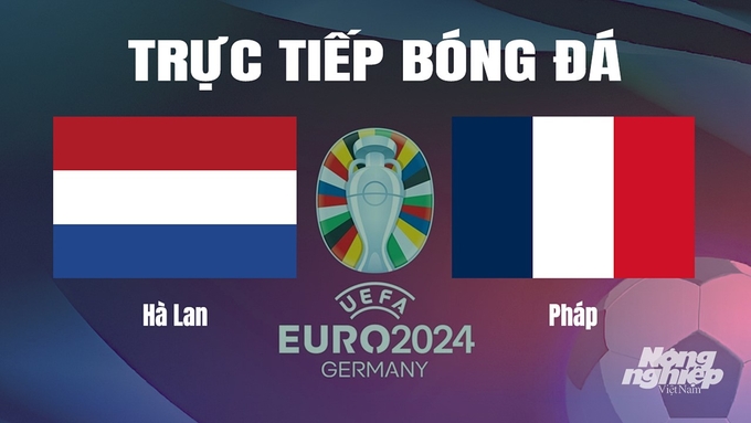 Trực tiếp bóng đá vòng bảng Euro 2024 giữa ĐT Hà Lan vs ĐT Pháp ngày 22/6/2024