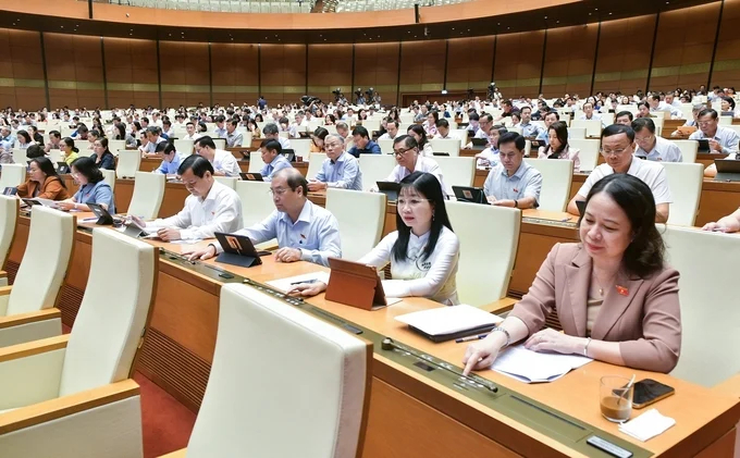 National Assembly of Vietnam approves CPTPP accession document of the United Kingdom and Northern Ireland. Photo: National Assembly of Vietnam.