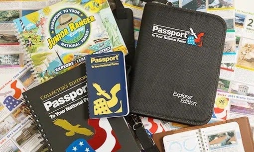 Passports prove you have visited the National Park.