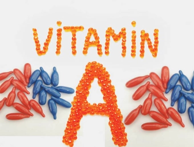 Vitamin A là vi chất quan trọng đối với sự tăng trưởng và phát triển của trẻ. Ảnh minh họa.