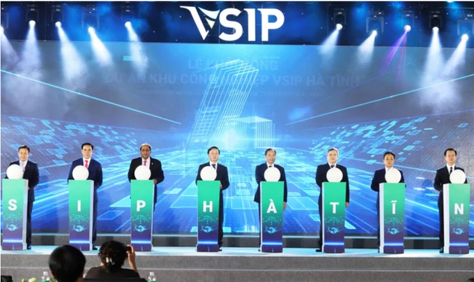 The groundbreaking ceremony for the VSIP Ha Tinh project was held on the morning of June 25th.