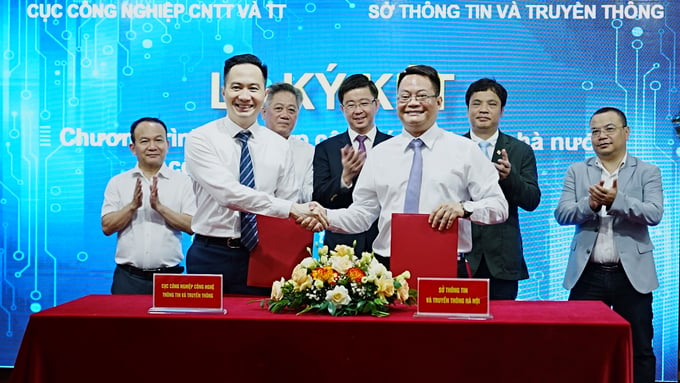 Việc ký kết chương trình, kế hoạch hợp tác phát triển công nghệ số, chuyển đổi số với các cơ quan, đơn vị có liên quan đã tạo cơ sở quan trọng cho phát triển kinh tế - xã hội của thành phố Hà Nội. 