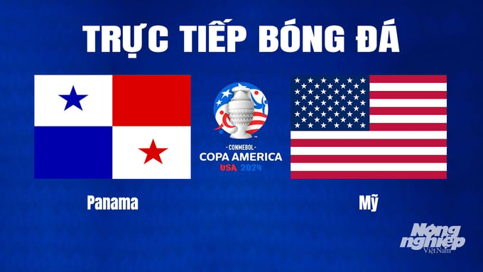 Trực tiếp bóng đá Copa America giữa Panama vs Mỹ hôm nay 28/6/2024