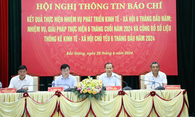 Ông Mai Sơn, Phó Chủ tịch thường trực UBND tỉnh Bắc Giang, chủ trì hội nghị. 