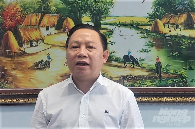 Le Huu Toan, General Director of Kien Giang province's Department of Agriculture and Rural Development. Photo: Trung Chanh.