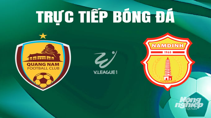 Trực tiếp bóng đá V-League 2023/24 giữa Quảng Nam vs Nam Định hôm nay 30/6/2024