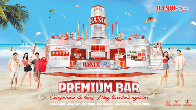 Hình ảnh chủ đạo Hanoi Premium Bar năm 2024.