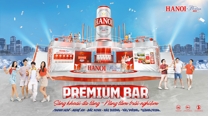 Hình ảnh chủ đạo Hanoi Premium Bar năm 2024.