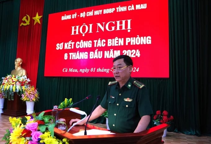 Colonel Pham Anh Chuong, Commander of the Ca Mau Border Guard. Photo: Hoang Ta.