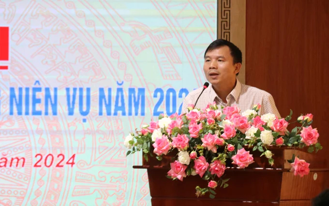 Mr. Nguyen Hac Hien, Director of the Crop Production and Plant Protection Sub-Department of Dak Lak, stated that the 'rapid growth' in durian area and yield carries many risks in the event of market fluctuations. Photo: Quang Yen.
